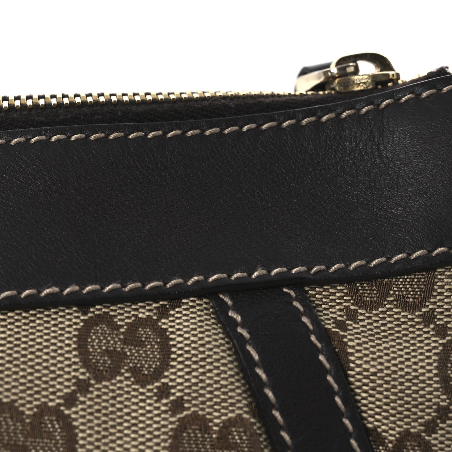 Monogram Small D Gold Ring Messenger Dark Brown