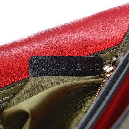 Valentino Garavani Nappa Canvas Camouflage Rockstud Wristlet Clutch Verde Rouge 7 of 10