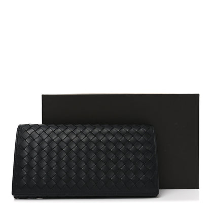Bottega Veneta Nappa Intrecciato Flap Wallet Black 9 of 9
