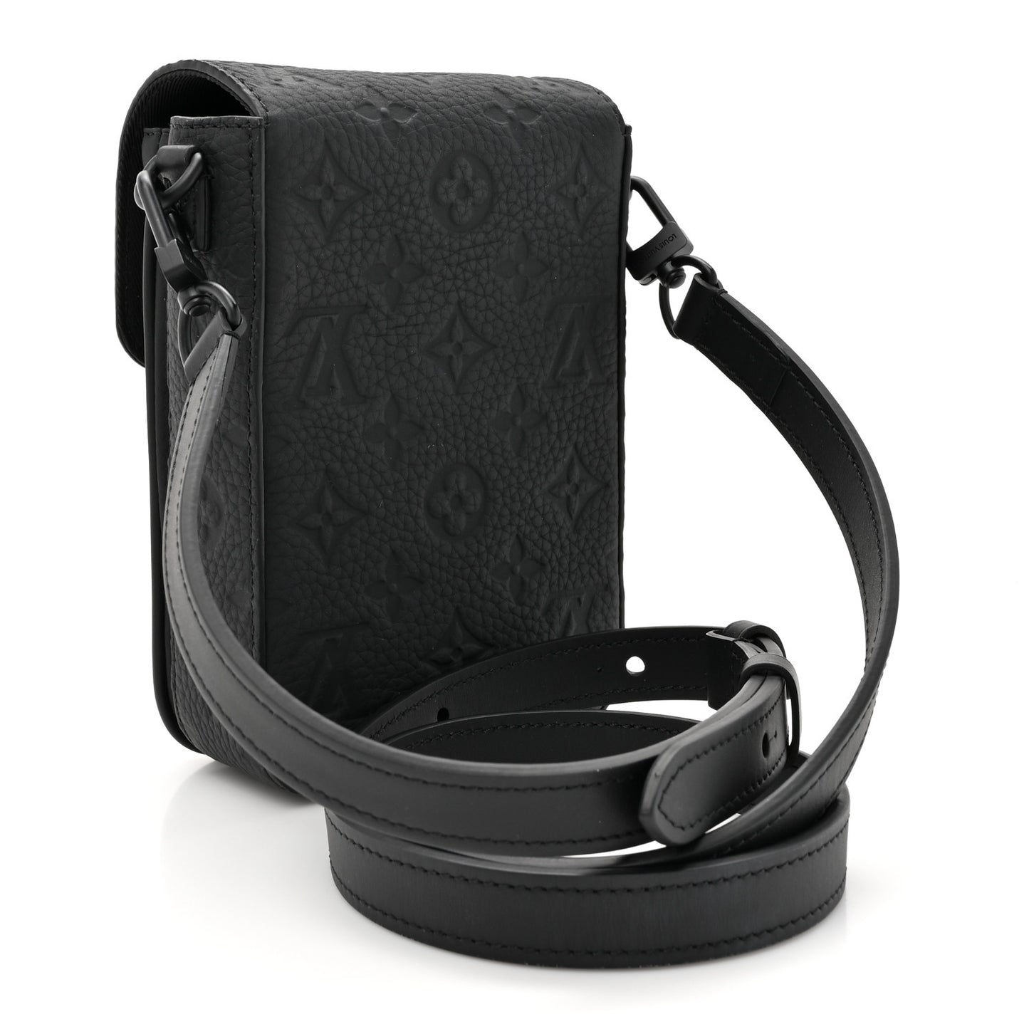 Taurillon Monogram S Lock Wearable Wallet Black