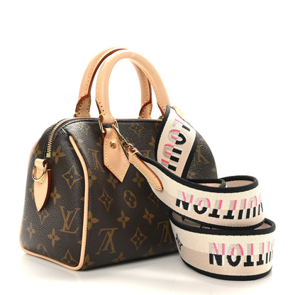 Louis Vuitton Monogram Speedy Bandouliere 20 Black 3 of 8