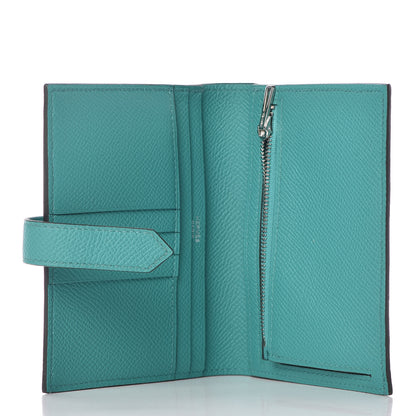 Hermes Epsom Bearn Compact Wallet Vert Verone 5 of 8