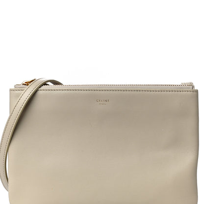 Celine Lambskin Small Trio Crossbody Bag Beige 8 of 12