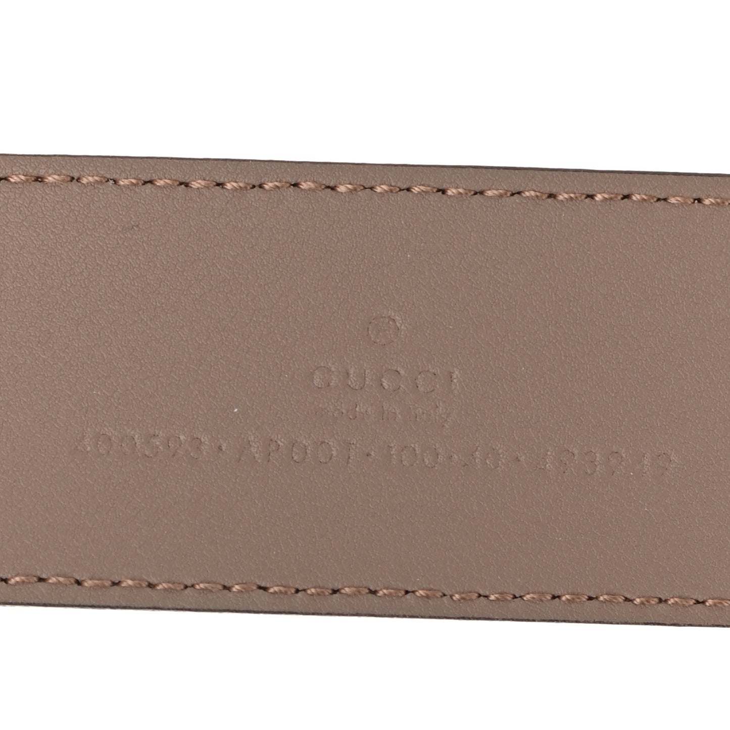 Calfskin Double G 40mm Belt 100 40 Porcelain Rose