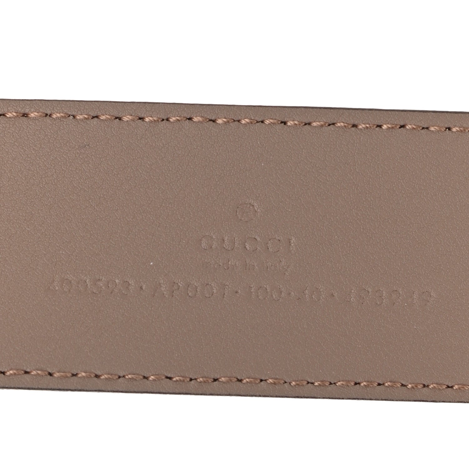Gucci Calfskin Double G 40mm Belt 100 40 Porcelain Rose 3 of 5