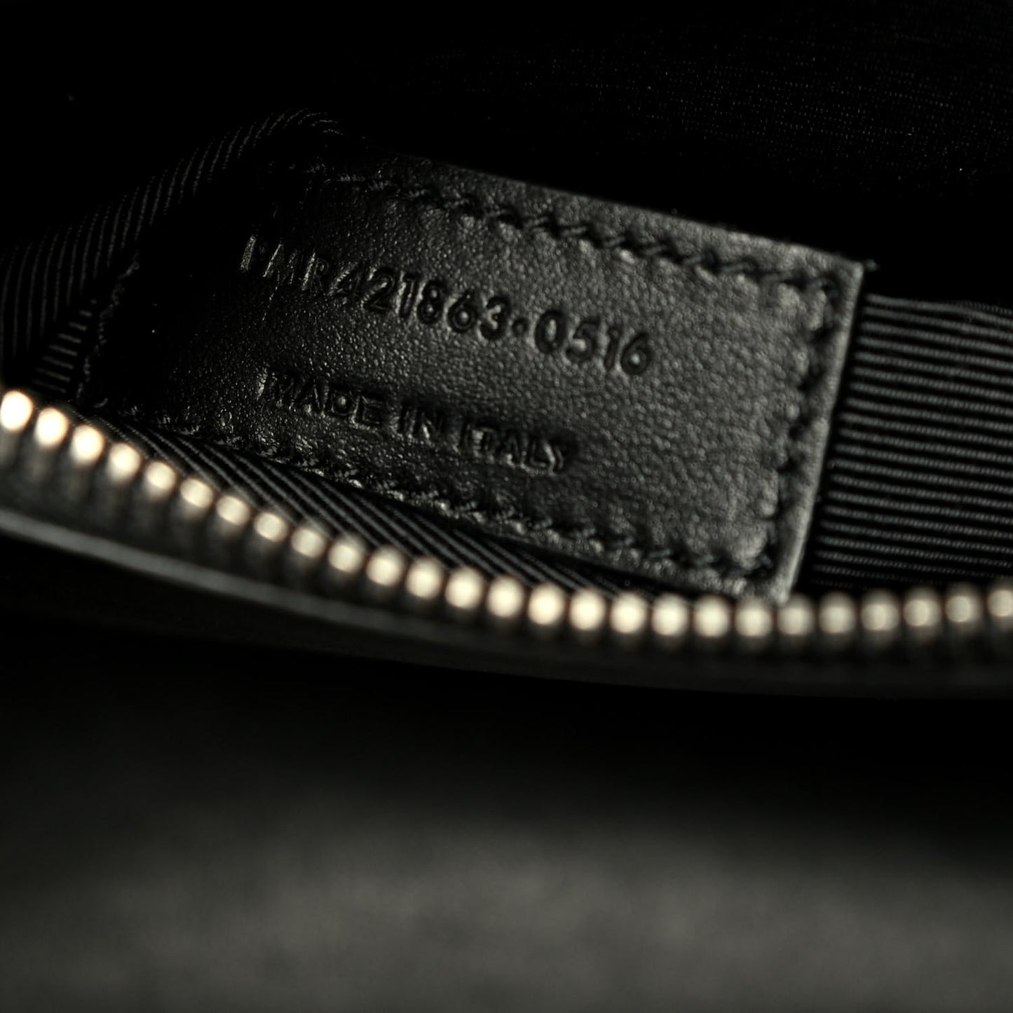 Calfskin Crocodile Embossed Baby Sac De Jour Black