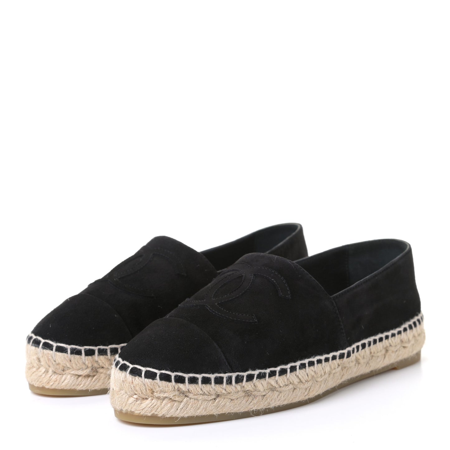 Suede CC Espadrilles 36 Black