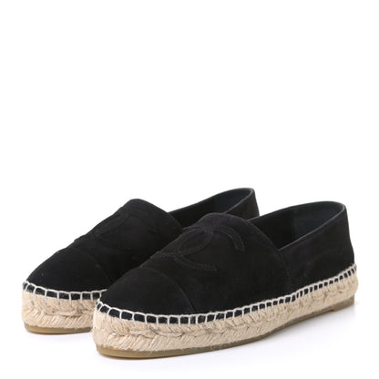Chanel Suede CC Espadrilles 36 Black 5 of 17