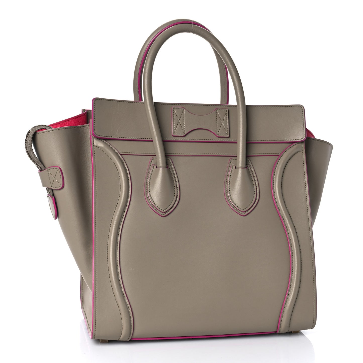 Smooth Calfskin Mini Luggage Beige