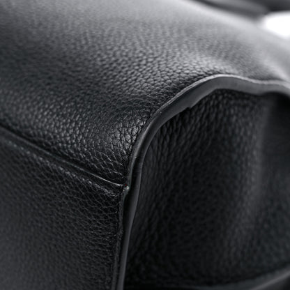 Saint Laurent Grained Calfskin Large Thin Sac De Jour Black 8 of 14