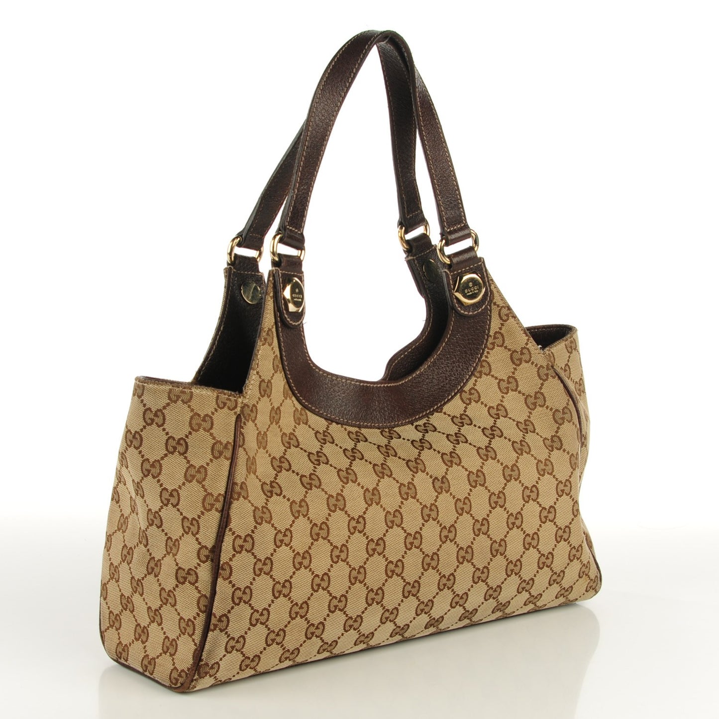 Monogram Charmy Medium Shoulder Bag Dark Brown