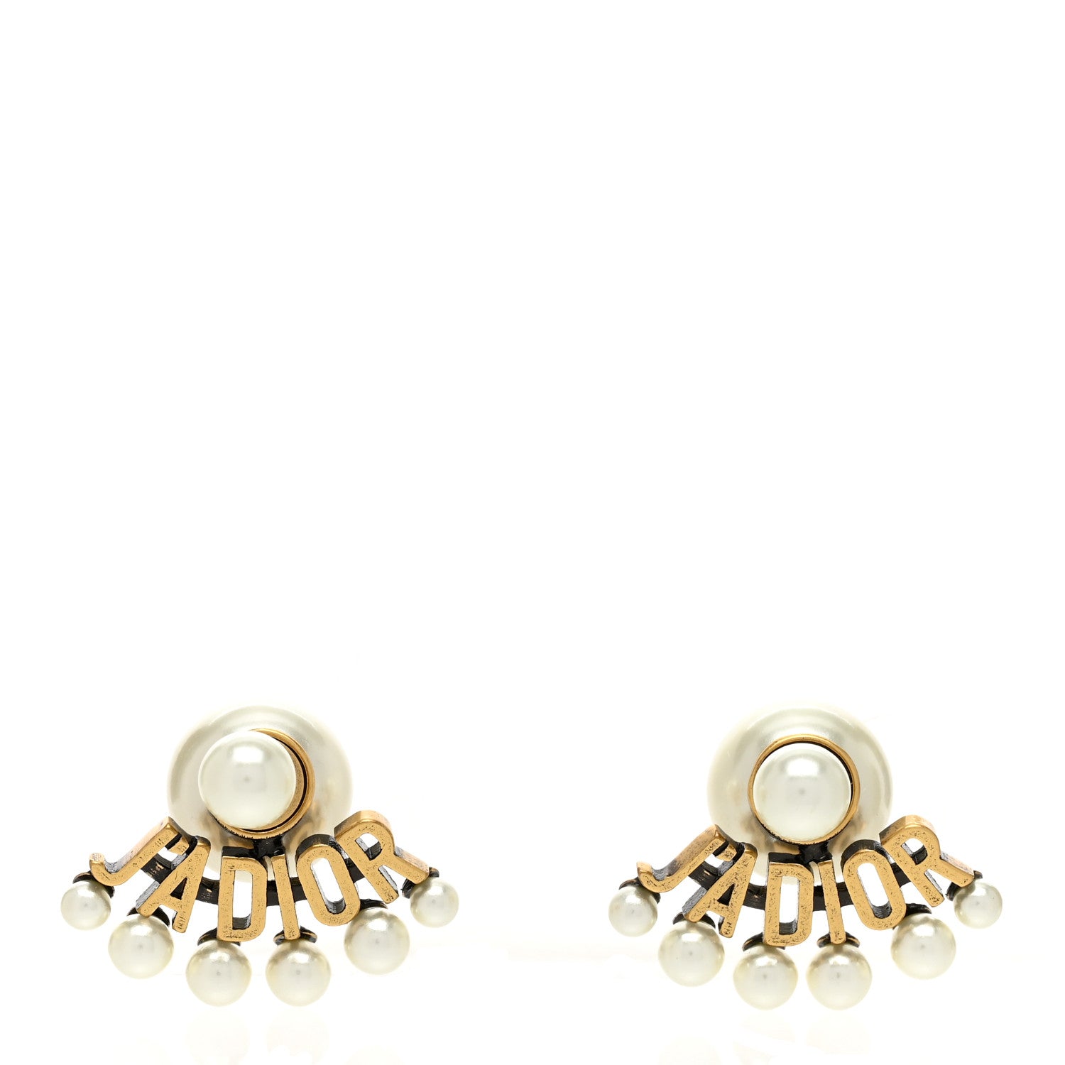 Christian Dior Pearl J'Adior Dior Tribal Earrings 1 of 5