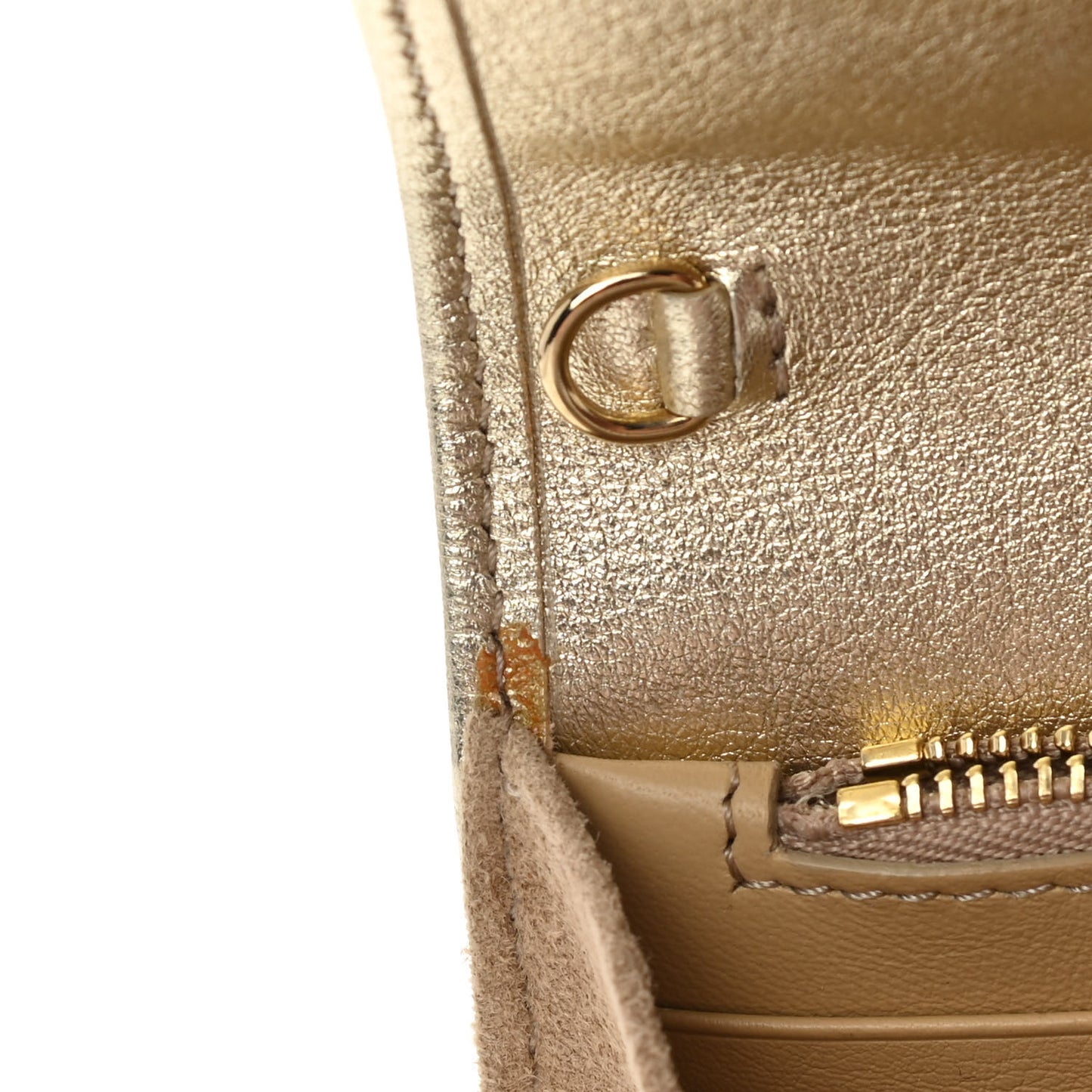 Glitter Clutch Gold