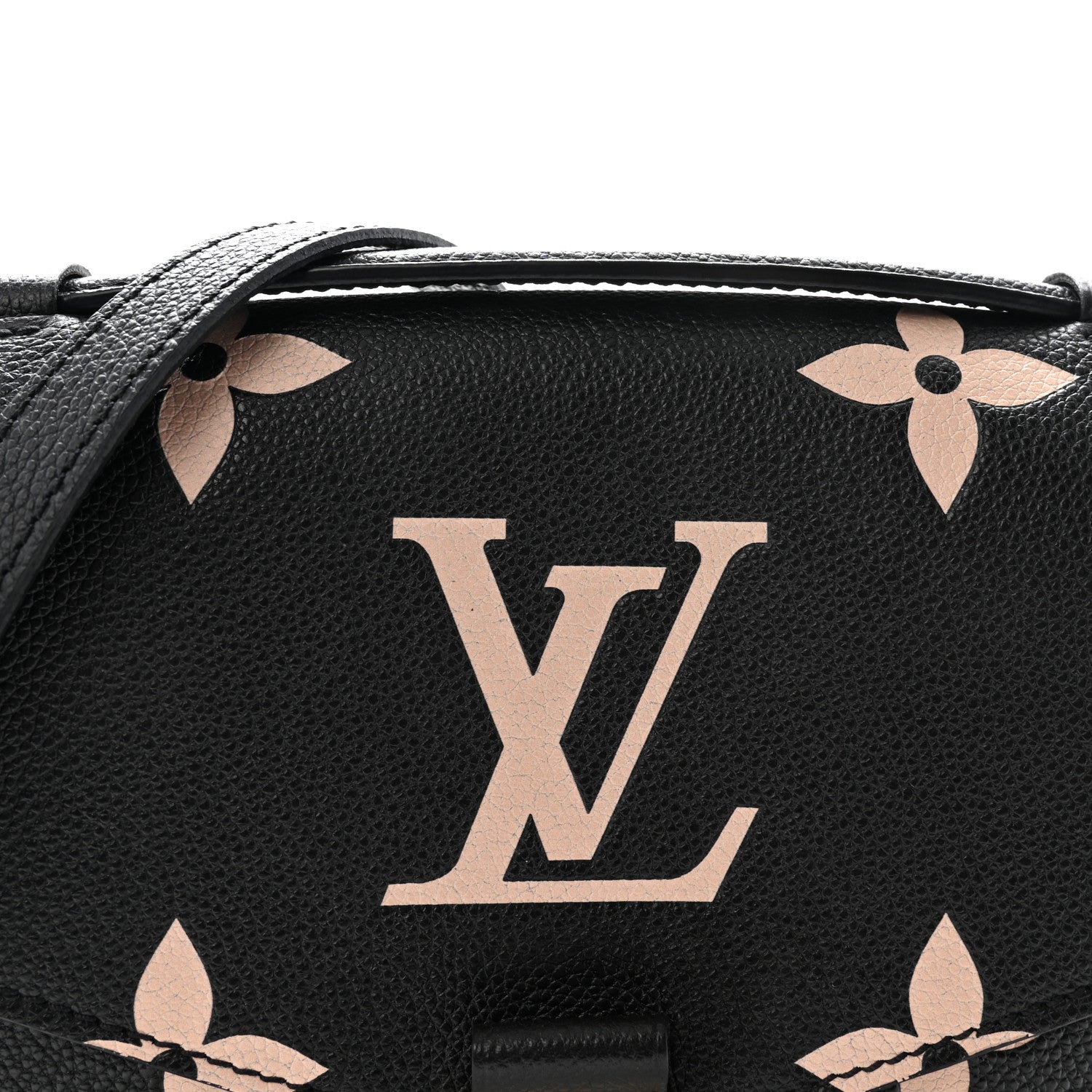 Louis Vuitton Empreinte Monogram Giant Pochette Metis Black Beige 7 of 9