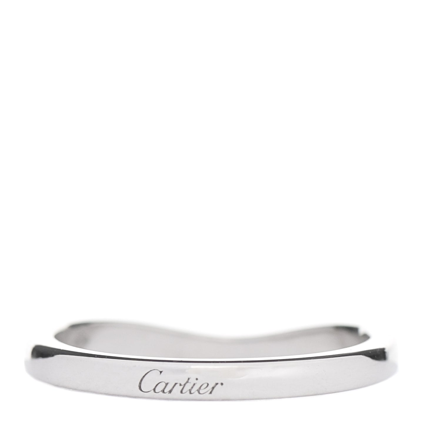 Platinum Ballerine Wedding Band Ring 50 5.25