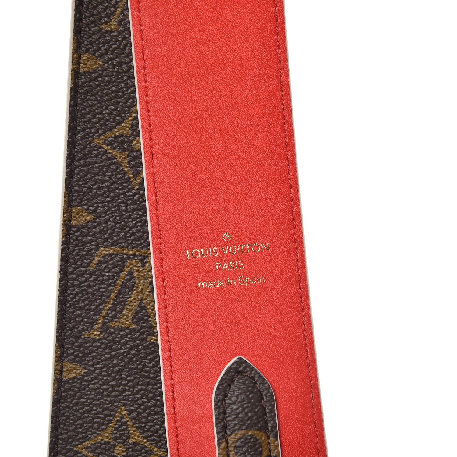 Louis Vuitton Monogram Bandouliere Shoulder Strap Red 4 of 5