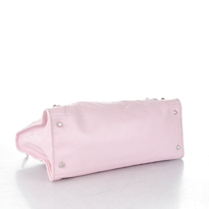 Balenciaga Agneau Giant 12 Silver Hardware Work Rose Poudre Rose Petunia 4 of 7