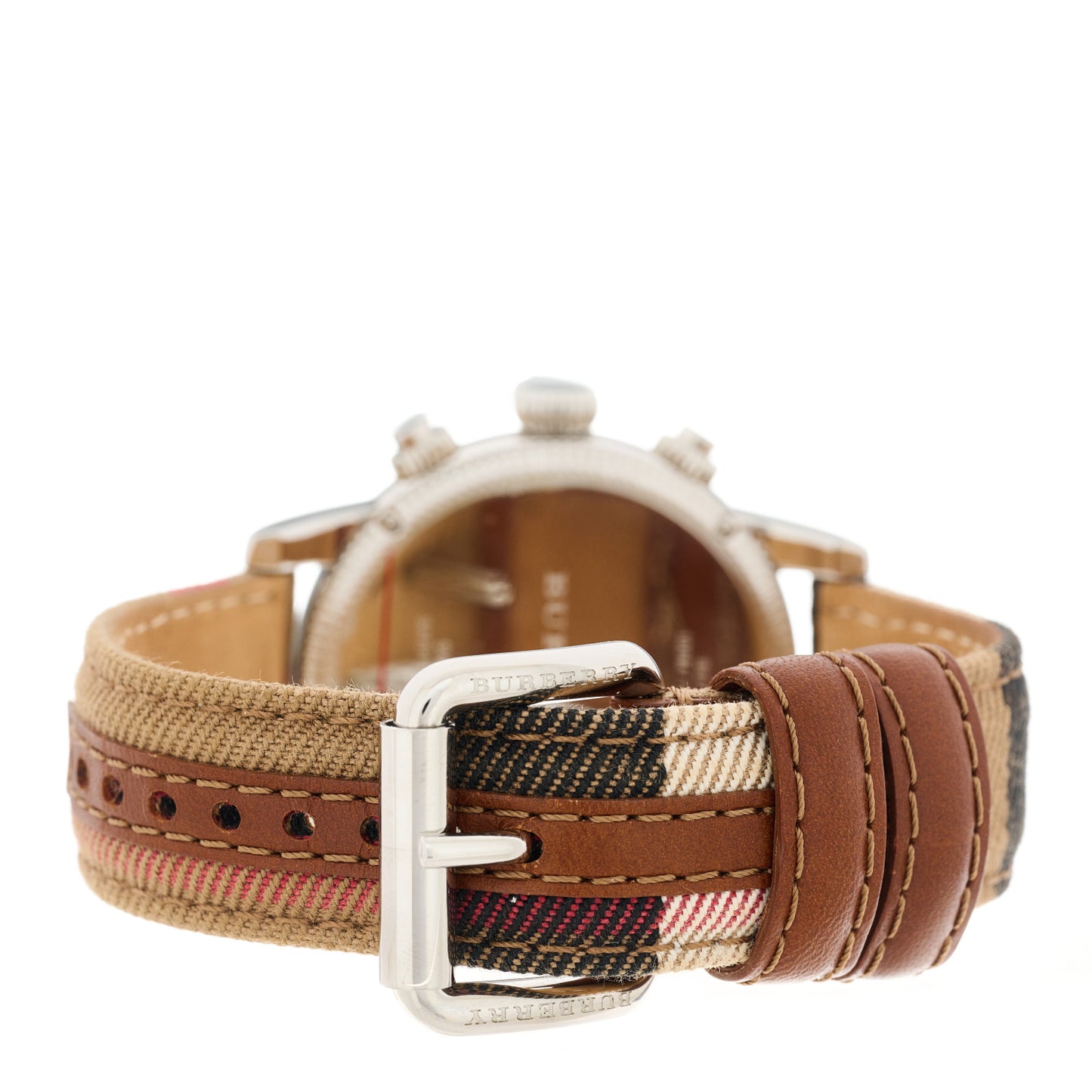 Stainless Steel Calfskin 42mm Chronograph Quartz Watch BU7820