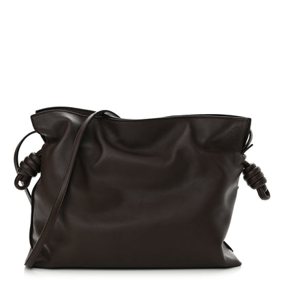 Loewe Nappa Medium Flamenco Knot Bag Chocolate 1 of 10