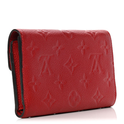 Louis Vuitton Empreinte Compact Curieuse Wallet Cherry 3 of 10
