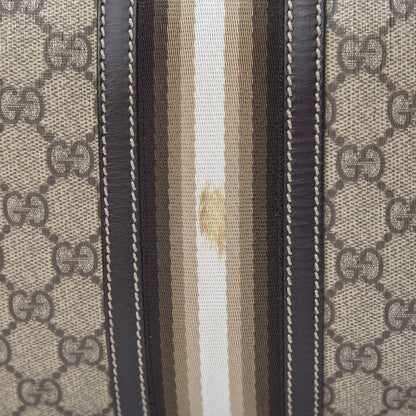 Gucci GG Plus Monogram Web Medium Joy Boston Dark Brown 11 of 13