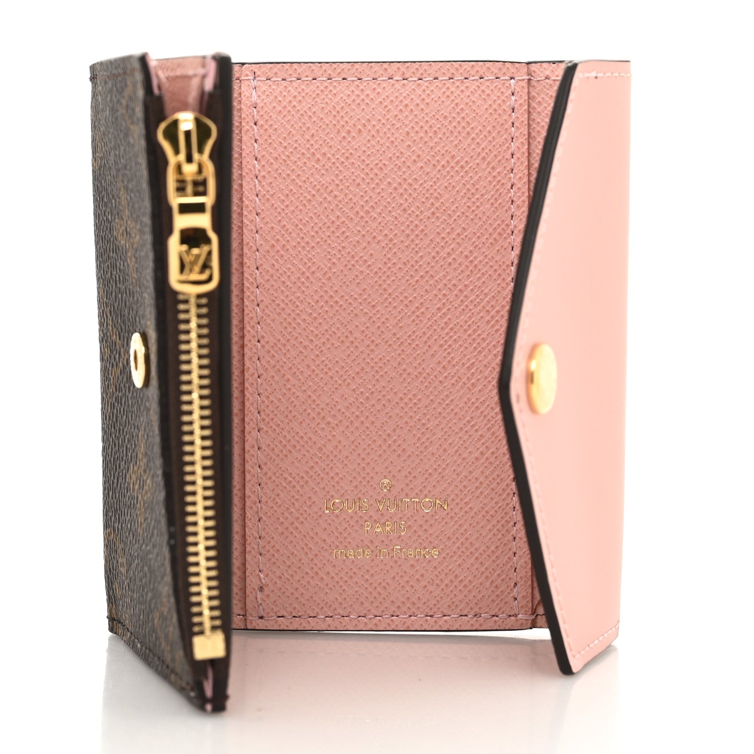 Louis Vuitton Monogram Zoe Wallet Rose Ballerine 5 of 6