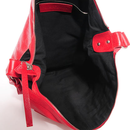 Balenciaga Agneau Mens Day Messenger Rouge Coquelicot 5 of 10