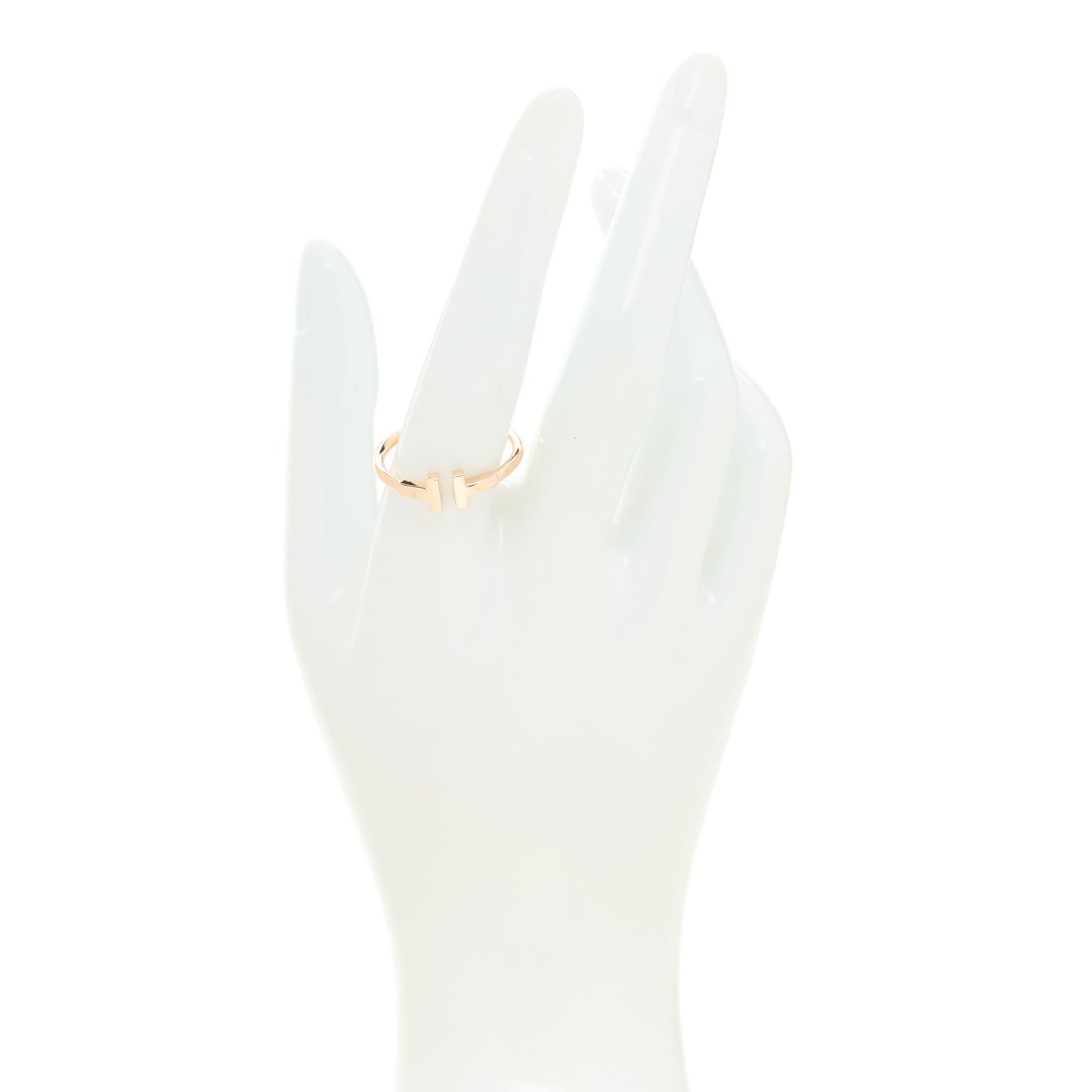18K Yellow Gold T Wire Ring 61 9.5