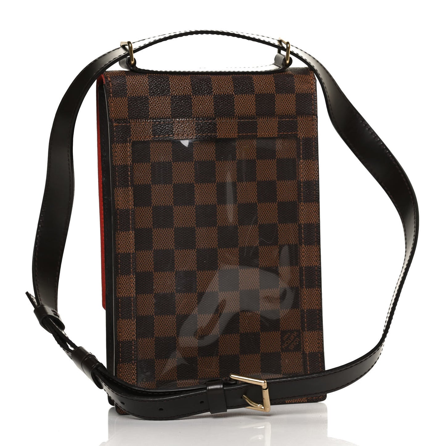 Damier Ebene Portobello Travel Shoulder Bag
