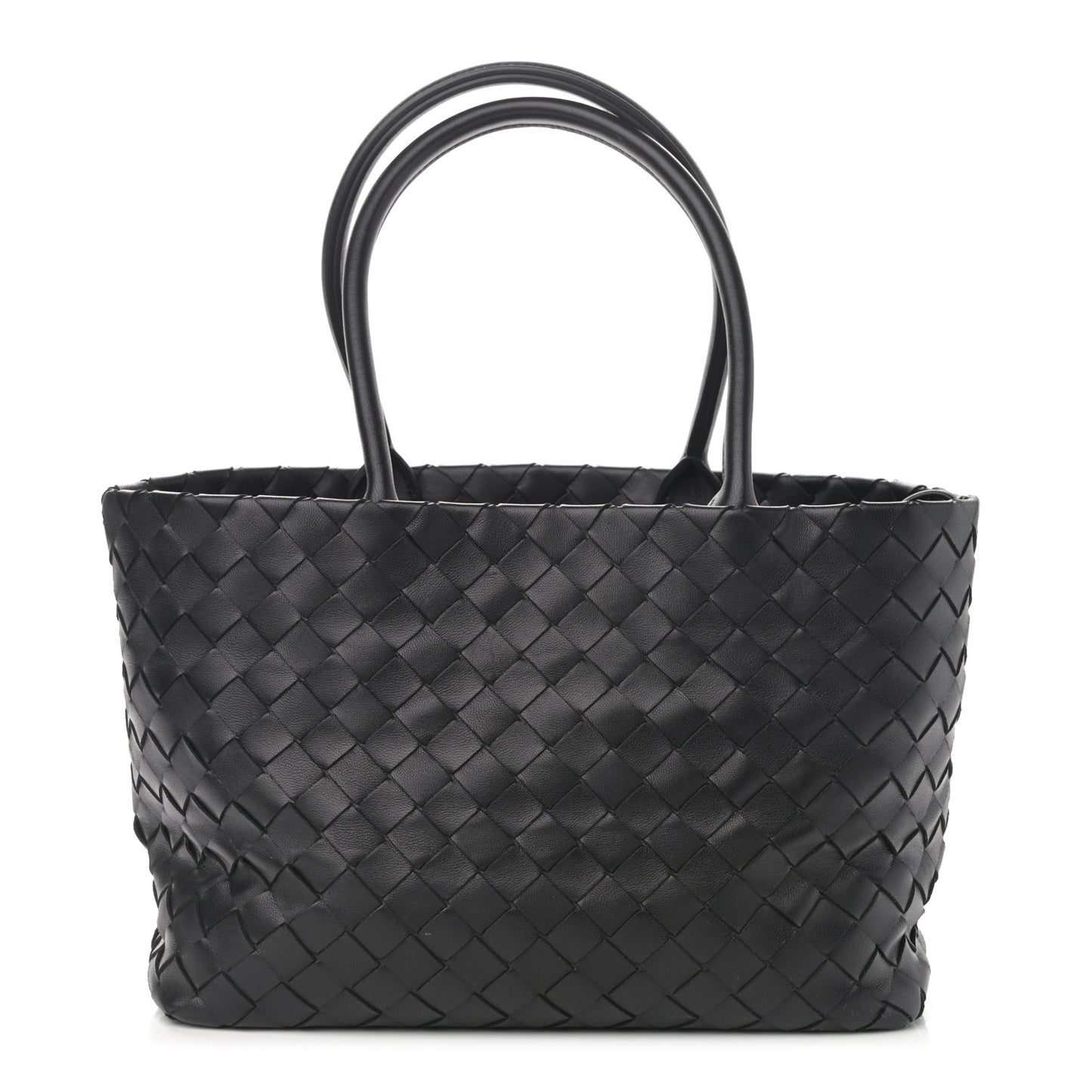 Nappa Intrecciato Small Tote Black