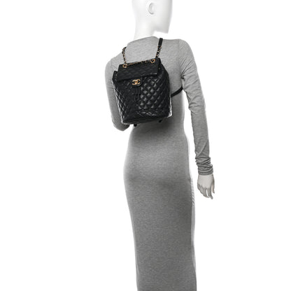 Chanel Calfskin Quilted Small Urban Spirit Backpack Black 2 of 16