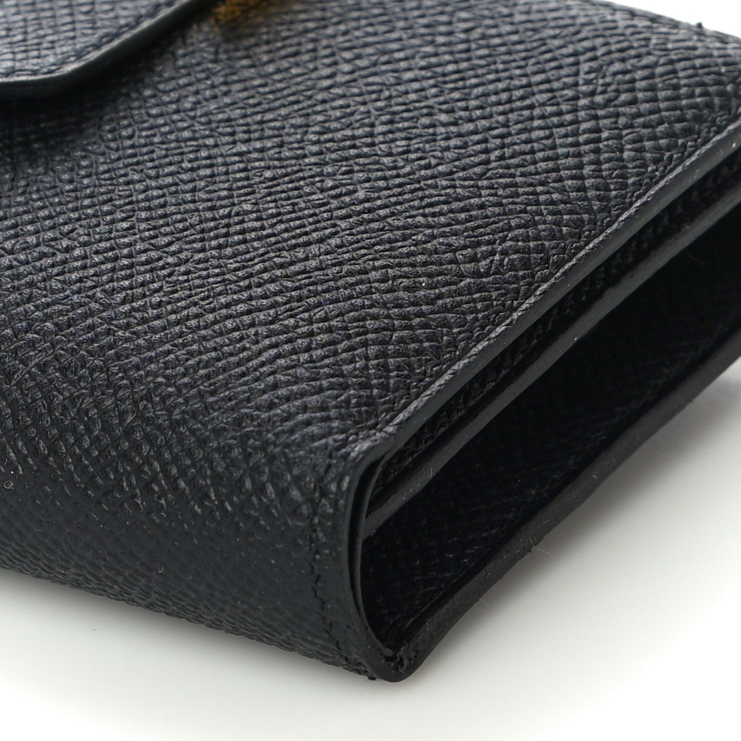Hermes Epsom Tri-Fold Compact Bearn Wallet Black 9 of 9