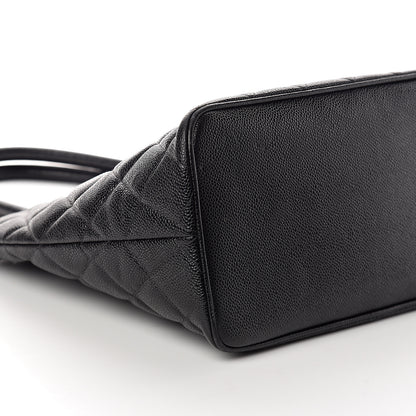 Chanel Caviar Quilted Medallion Tote Black 8 of 9