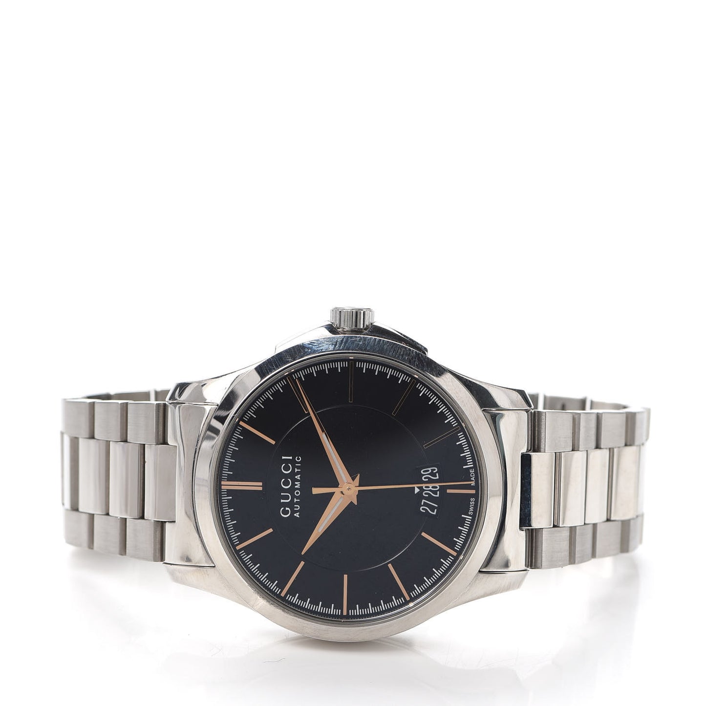 Stainless Steel 38mm G-Timeless Automatic Watch Black