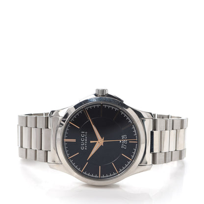 Gucci Stainless Steel 38mm G-Timeless Automatic Watch Black 2 of 5