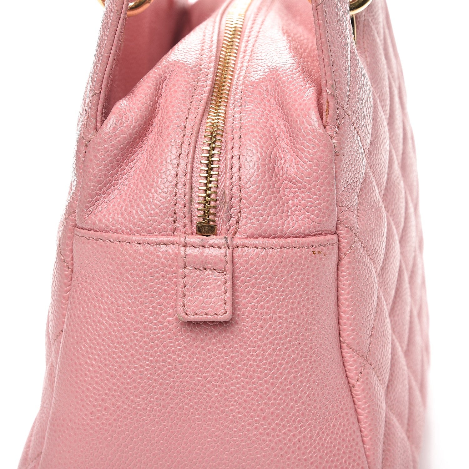 Chanel Caviar Quilted Petit Timeless Shopping Tote PTT Pink 14 of 17