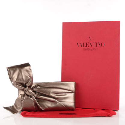 Valentino Garavani Nappa Large Bow Latte 5 of 9