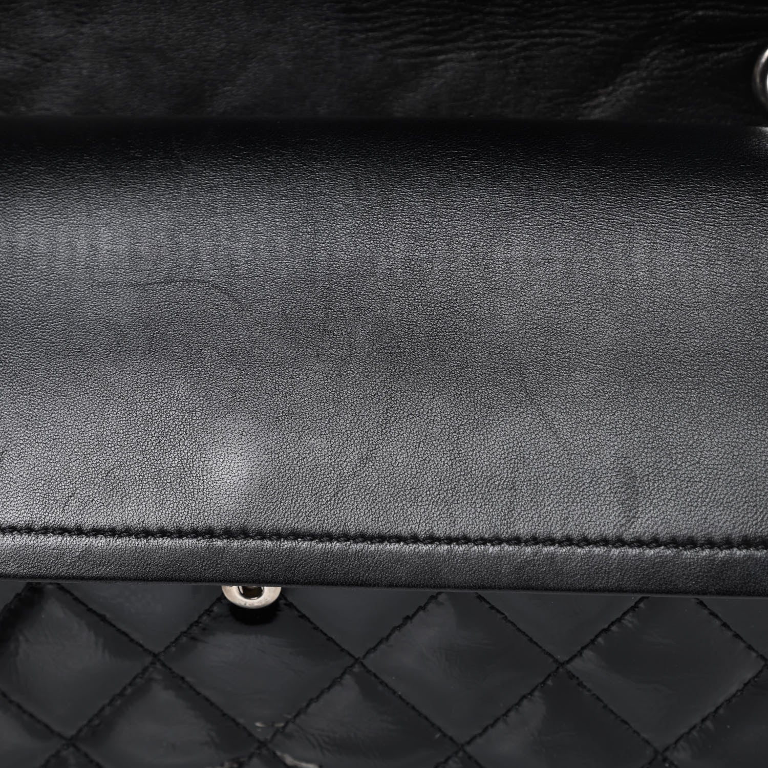 Chanel Distressed Patent Quilted 2.55 Reissue 227 Flap Black 14 of 18