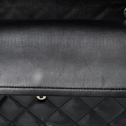 Chanel Distressed Patent Quilted 2.55 Reissue 227 Flap Black 14 of 18