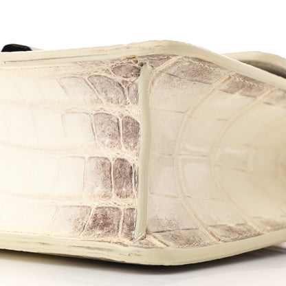 Christian Dior Niloticus Crocodile Himalaya 30 Montaigne Flap Bag Latte 10 of 10