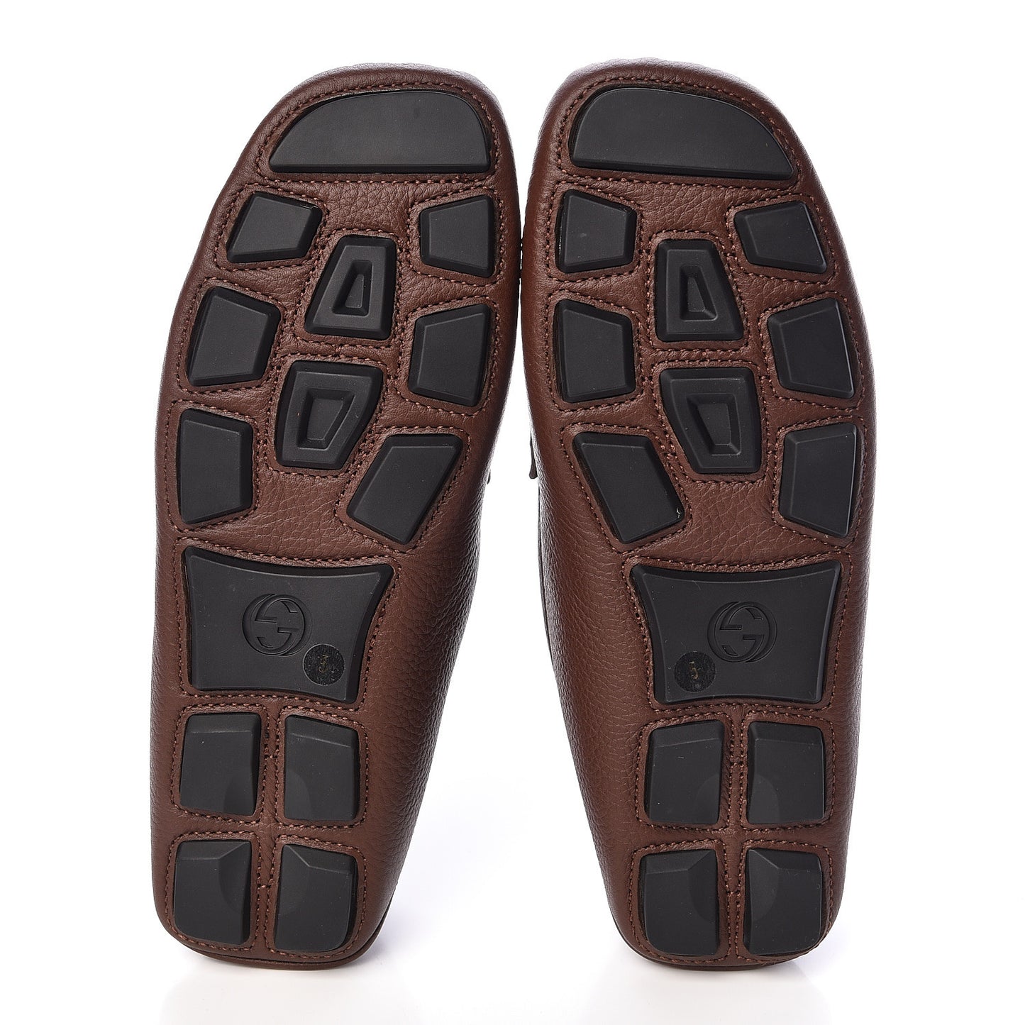 Hebron Calfskin Mens Horsebit Loafers 5 Light Brown