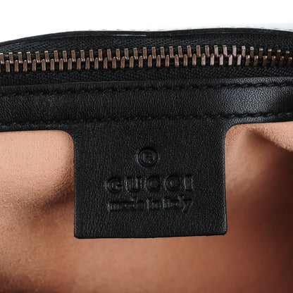 Gucci Calfskin Matelasse Medium GG Marmont Shoulder Bag Black 6 of 7