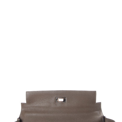 Hermes Togo Kelly Retourne 32 Etoupe 14 of 39