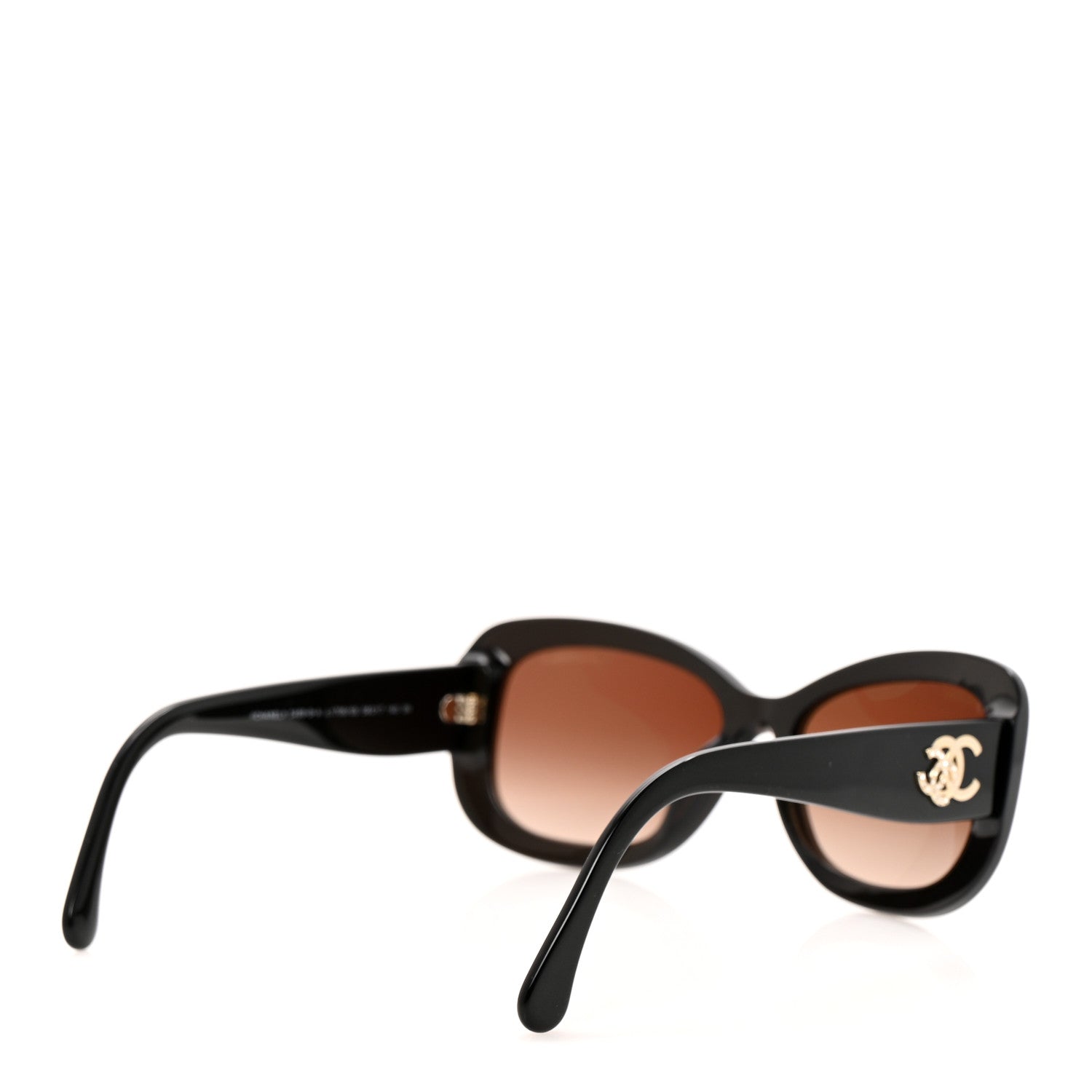 Chanel Acetate Rectangle CC Sunglasses 5468-B-A Brown 4 of 8