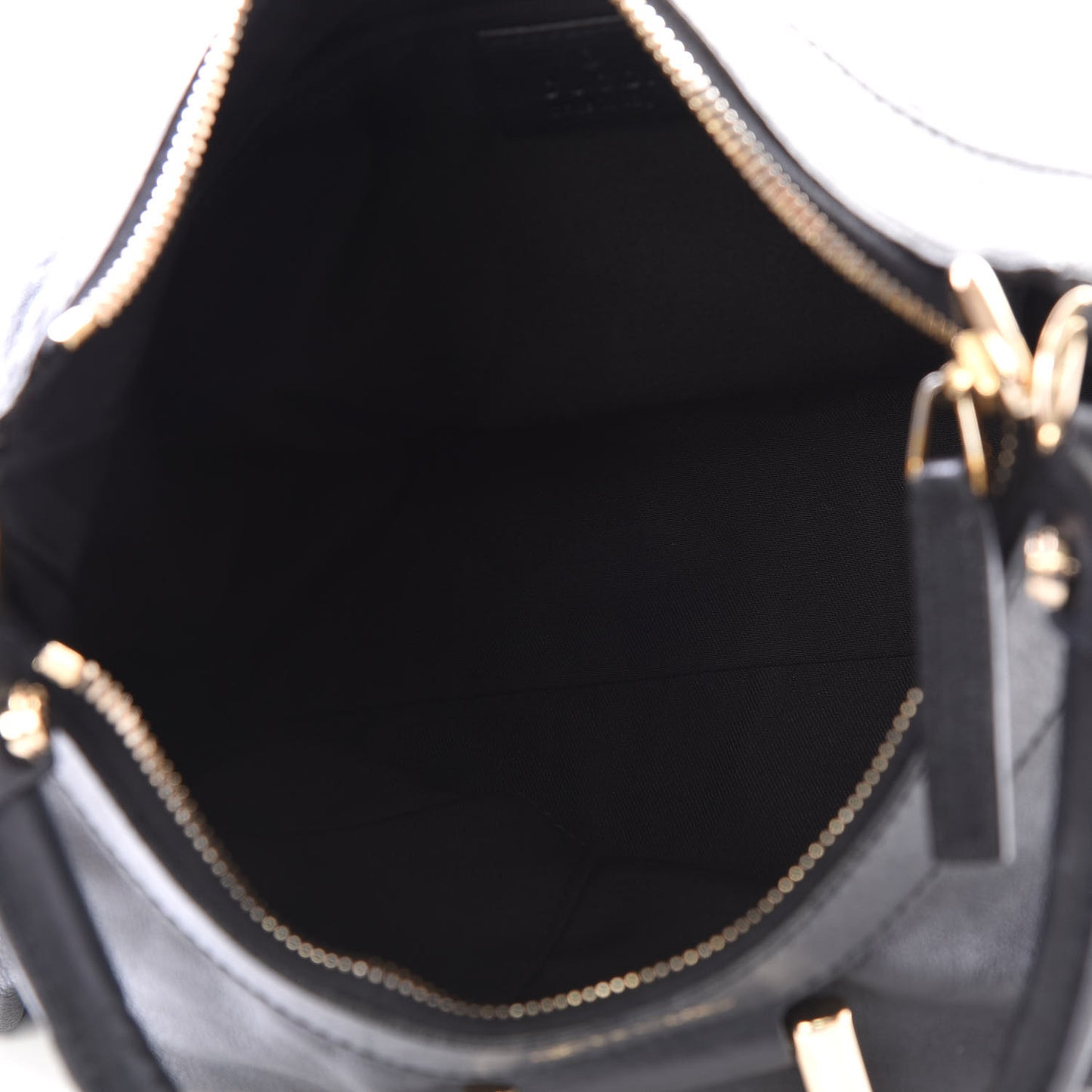 Calfskin Medium D Gold Ring Hobo