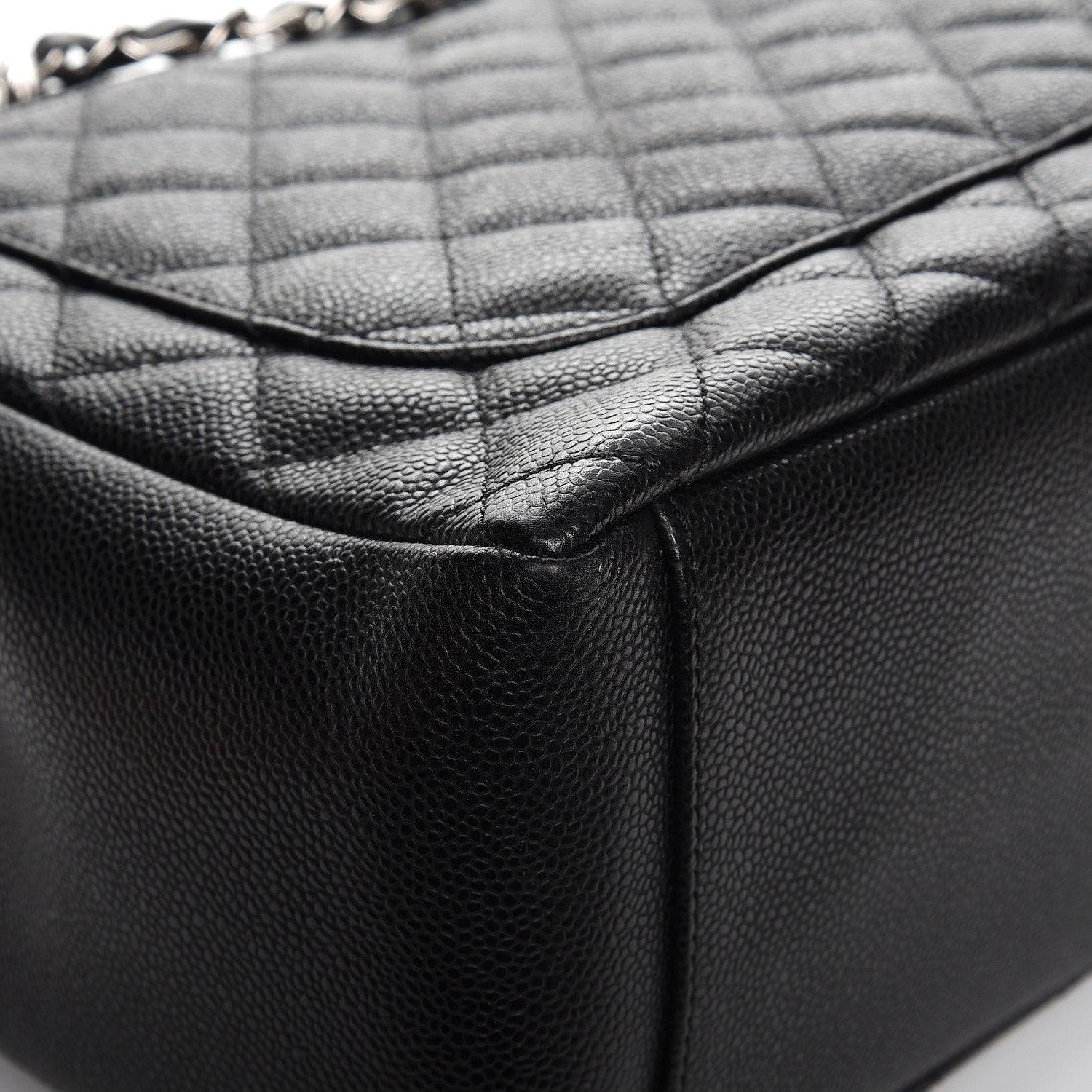 Chanel Caviar Quilted Grand Shopping Tote GST Black 11 of 12