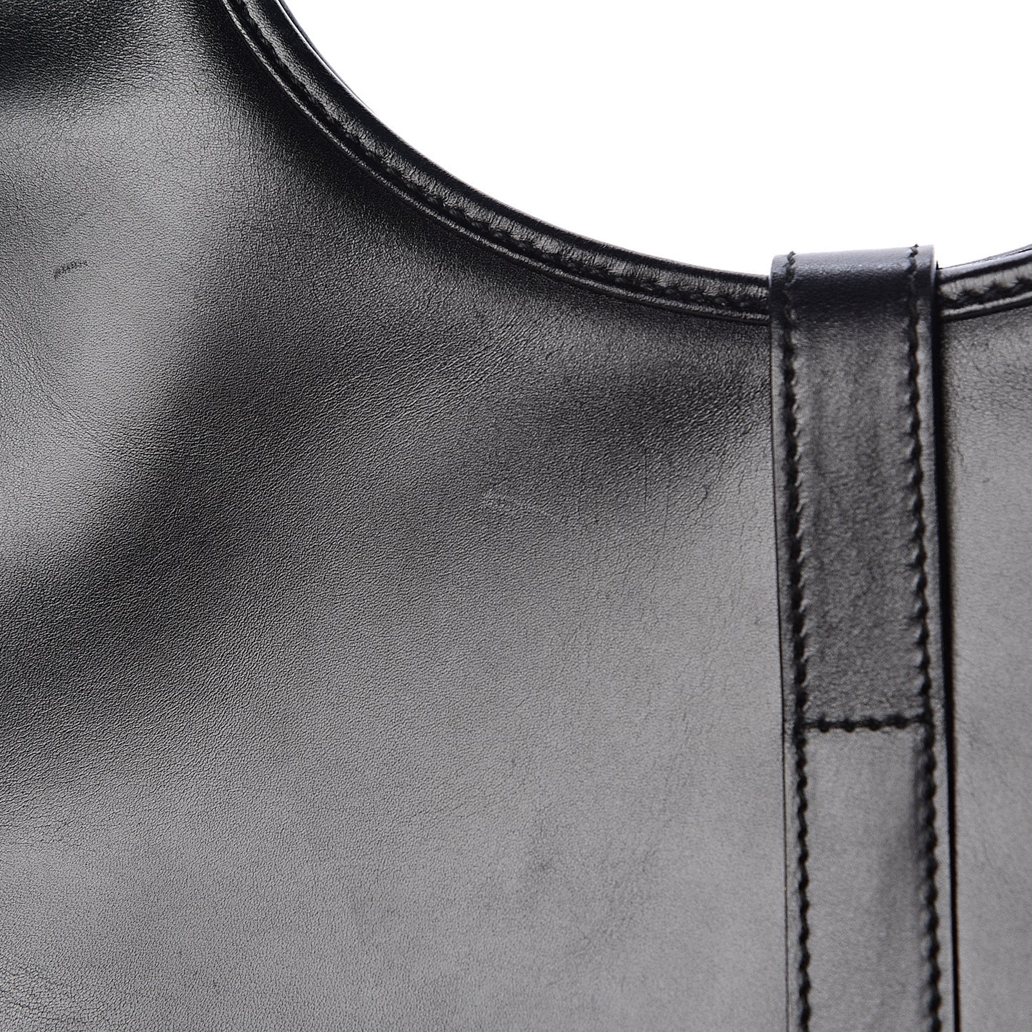 Calfskin Bardot Shoulder Bag Black