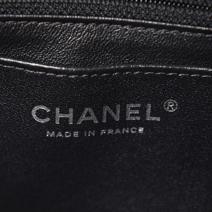 Chanel Lambskin Chevron Quilted Mini Rectangular Flap Black 6 of 8