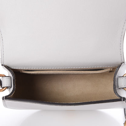 Chloe Calfskin Suede Small Nile Bracelet Bag Airy Grey 6 of 7