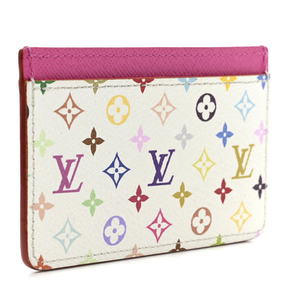 Louis Vuitton LV X TM Monogram Multicolor Card Holder Kawaii Pink 3 of 6